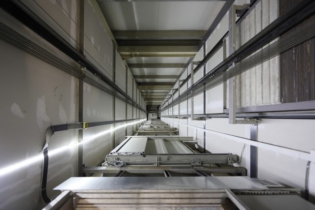 Shaft of a Doppler Stainless steel ECO 2 i MRL elevator